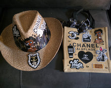 Load image into Gallery viewer, Beach hat and bag combo