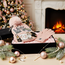 Load image into Gallery viewer, Light pink beanie
