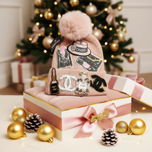 Load image into Gallery viewer, Light pink beanie
