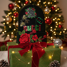 Load image into Gallery viewer, Blk, red &amp; green beanie
