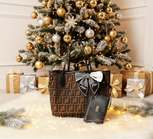 Load image into Gallery viewer, Brown &amp; Black shoulder bag
