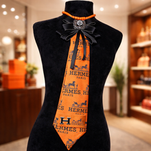 Load image into Gallery viewer, Orange Diva Tie
