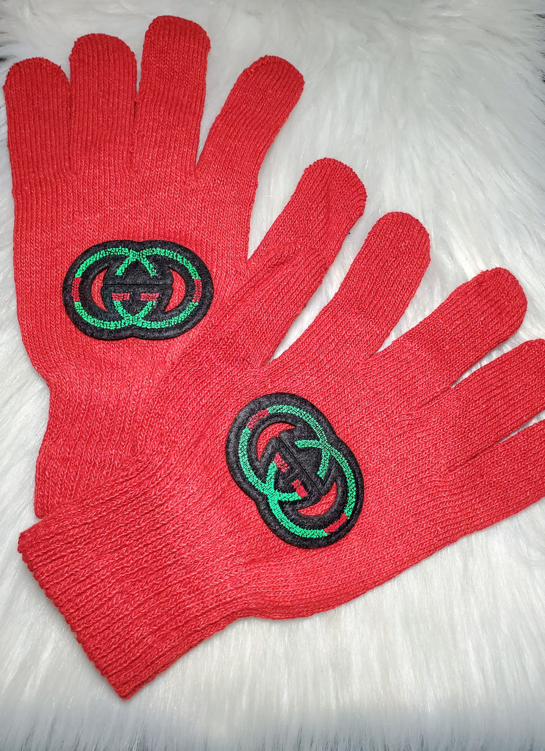 Red Fashion Gloves