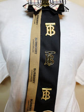 Load image into Gallery viewer, Diva Tie - blk &amp; plaid
