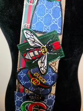 Load image into Gallery viewer, Diva Tie- Denim and tan
