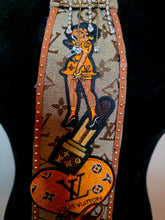 Load image into Gallery viewer, Diva Tie - orange and tan
