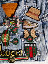 Load image into Gallery viewer, Denim backpack
