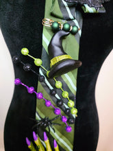 Load image into Gallery viewer, Green Halloween diva tie

