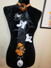Load image into Gallery viewer, Black Halloween Diva Tie
