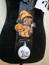 Load image into Gallery viewer, Black Halloween Diva Tie
