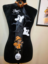 Load image into Gallery viewer, Black Halloween Diva Tie

