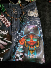 Load image into Gallery viewer, Denim Eagles Bag
