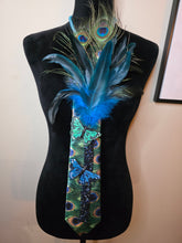 Load image into Gallery viewer, Peacock Diva Tie #2
