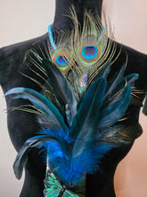 Load image into Gallery viewer, Peacock Diva Tie #2
