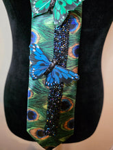 Load image into Gallery viewer, Peacock Diva Tie #2
