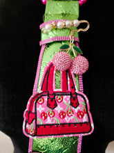 Load image into Gallery viewer, Pink &amp; Green Diva Tie
