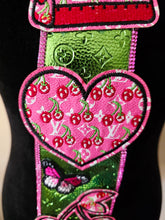 Load image into Gallery viewer, Pink &amp; Green Diva Tie
