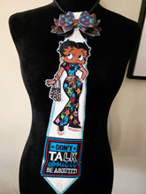 Load image into Gallery viewer, Wht &amp; multi color diva tie
