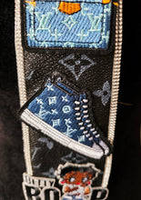 Load image into Gallery viewer, Blk &amp; Denim diva Tie
