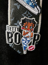 Load image into Gallery viewer, Blk &amp; Denim diva Tie
