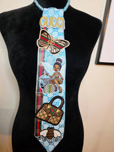 Load image into Gallery viewer, Teal Diva tie

