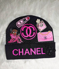 Load image into Gallery viewer, Hot Pink &amp; Black tobbagan

