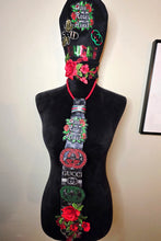 Load image into Gallery viewer, Blk, red &amp; green beanie
