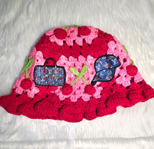 Load image into Gallery viewer, Cherry crochet hat
