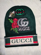 Load image into Gallery viewer, Green beanie and diva tie

