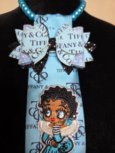 Load image into Gallery viewer, Teal Diva Tie
