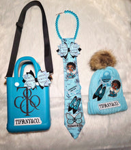 Load image into Gallery viewer, Teal Diva Tie
