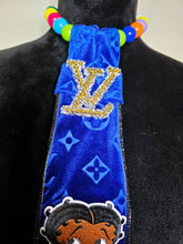 Load image into Gallery viewer, Blue velvet diva tie
