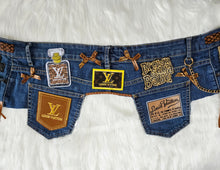 Load image into Gallery viewer, Denim Fringe Belt
