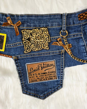 Load image into Gallery viewer, Denim Fringe Belt

