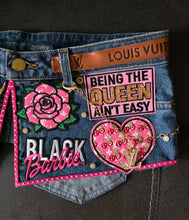 Load image into Gallery viewer, Custom denim belt for Cherri
