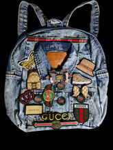 Load image into Gallery viewer, Denim backpack
