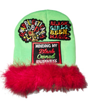 Load image into Gallery viewer, Lime gloves and beanie
