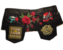 Load image into Gallery viewer, Blk and gold belt
