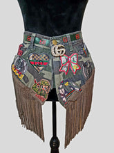Load image into Gallery viewer, Camo fringe belt
