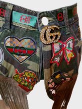 Load image into Gallery viewer, Camo fringe belt
