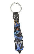 Load image into Gallery viewer, Denim and black diva tie
