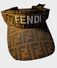 Load image into Gallery viewer, Brown tie and visor
