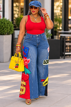 Load image into Gallery viewer, Jeans with patches
