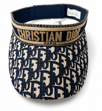 Load image into Gallery viewer, Navy tie and visor
