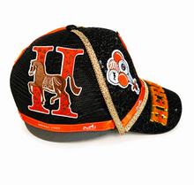Load image into Gallery viewer, Orange and black hat
