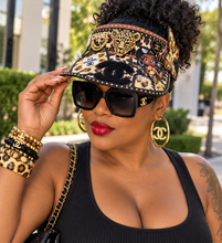 Load image into Gallery viewer, Leopard print visor
