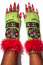 Load image into Gallery viewer, Lime gloves and beanie
