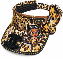 Load image into Gallery viewer, Leopard print visor
