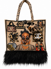 Load image into Gallery viewer, Animal print handbag
