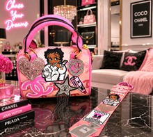 Load image into Gallery viewer, Pink Crossbody Bag
